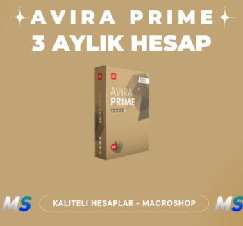 3 Aylık Avira Prime Lisans | Kendi Hesabınıza
